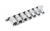 Набор головок Е-профиль 7 предметов 1/2" (E10,E12,E14,E16,E18,E20,E22), на планке Forsage F-4073. Большой выбор на сайте Трейдимпорт