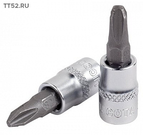 На сайте Трейдимпорт можно недорого купить Головка торцевая 1/4" с вставкой PH2 H2PH2. 