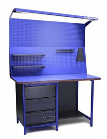 На сайте Трейдимпорт можно недорого купить Верстак однотумбовый PROFFI-M 2МД 0ПС1ДЭ2 Верстакофф. 